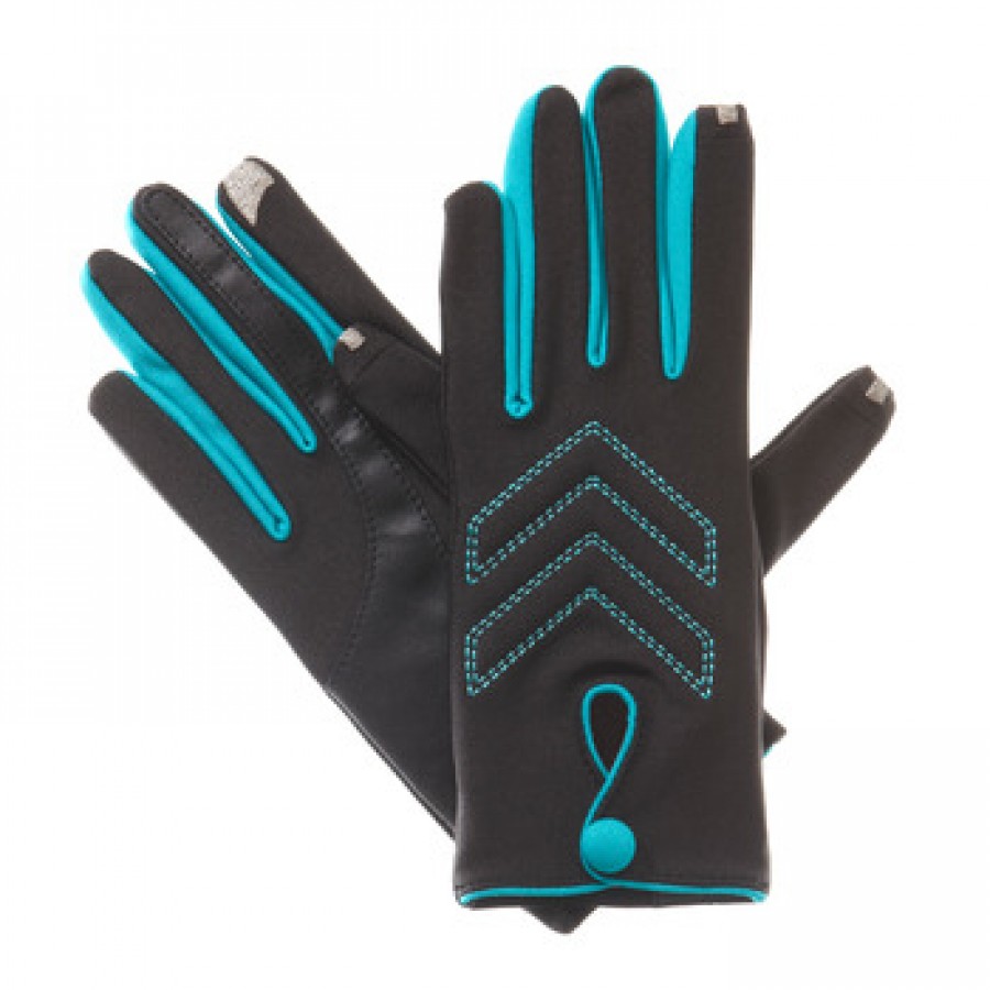 Isotoner Women's smarTouch Brights Modern Chevron Driving Glove