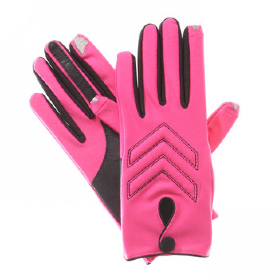 Isotoner Women's smarTouch Brights Modern Chevron Driving Glove