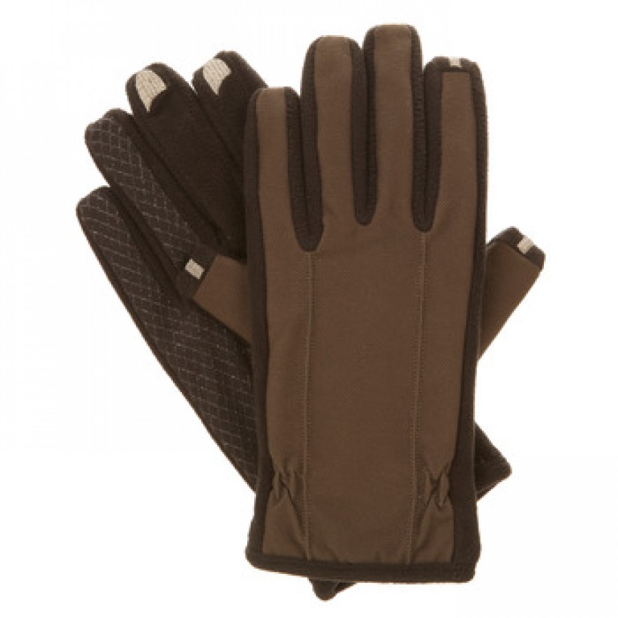 Isotoner Men's smarTouch 2.0 Tech Stretch Gloves Fleece Lined