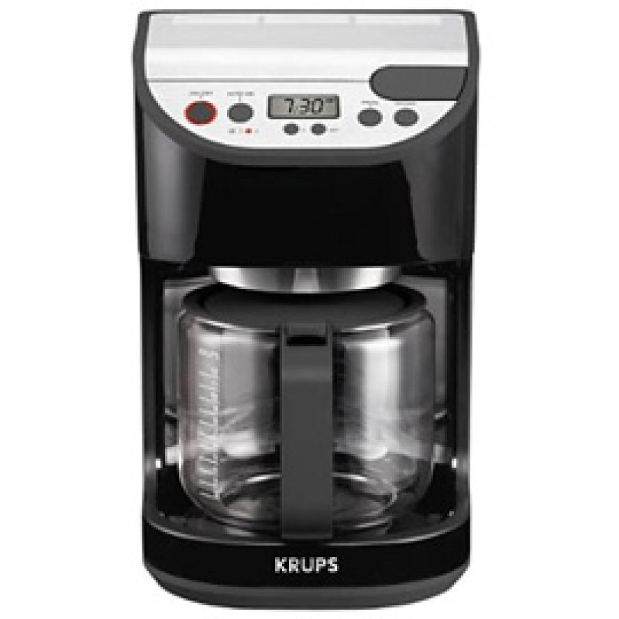 Krups KM6 Precision 12Cup Coffee Maker Black
